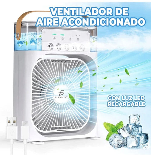 Air Cooler 3 En 1 Ventilador Portatil