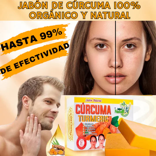 JABÓN DE CURCUMA - 100% NATURAL