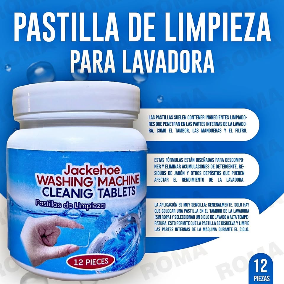 PASTILLAS PARA LAVADORAS - LIMPIEZA PROFUNDA