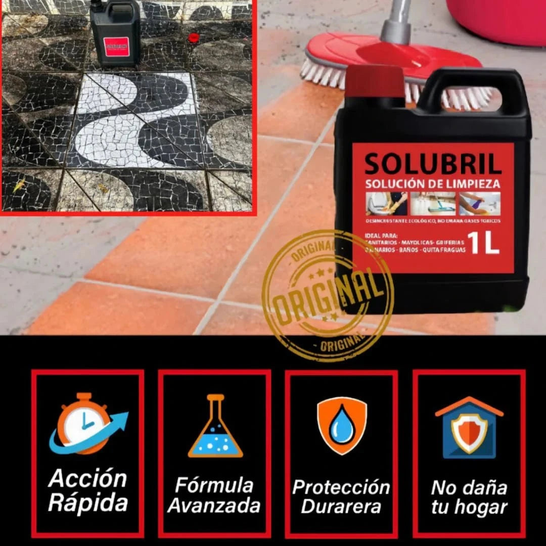 SOLUBRIL – POTENCIA MÁXIMA EN LIMPIEZA, BRILLO IMPECABLE