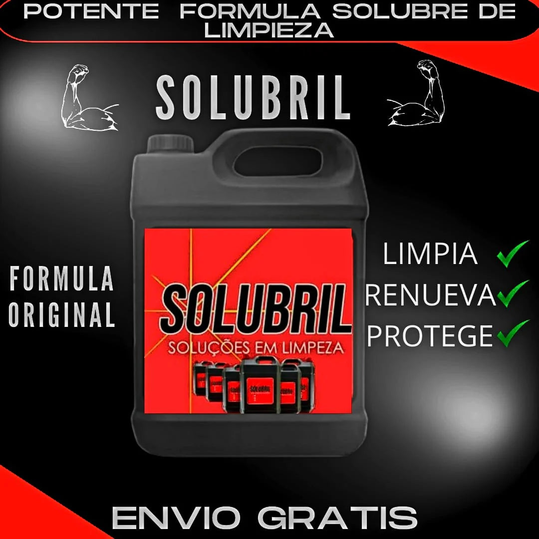 SOLUBRIL – POTENCIA MÁXIMA EN LIMPIEZA, BRILLO IMPECABLE