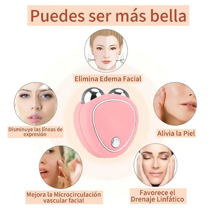 Afinador Facial: Masajeador con Micro Corriente